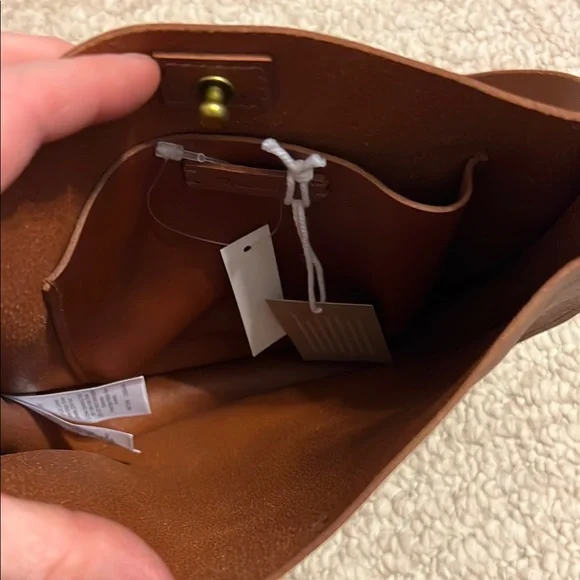 Brown Leather Crossbody Bag - Picture 3 of 12